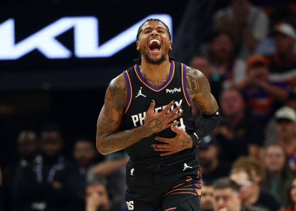 股票配资门户网登录 杰伦·格林：上赛季打勇士的经验今晚会展示 布克能让我学到很多